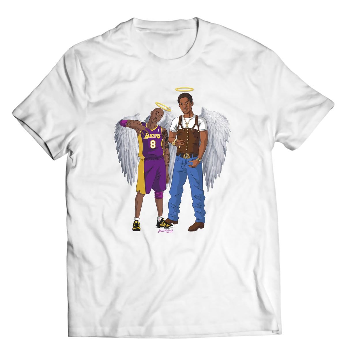 Unisex graphic T-shirt featuring an original hip hop music illustration
