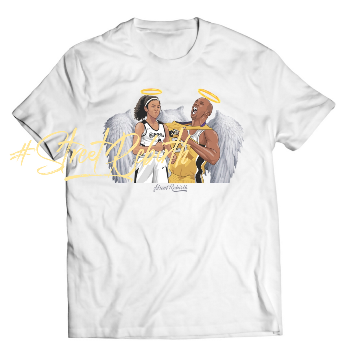 Unisex graphic T-shirt featuring an original colorful illustration