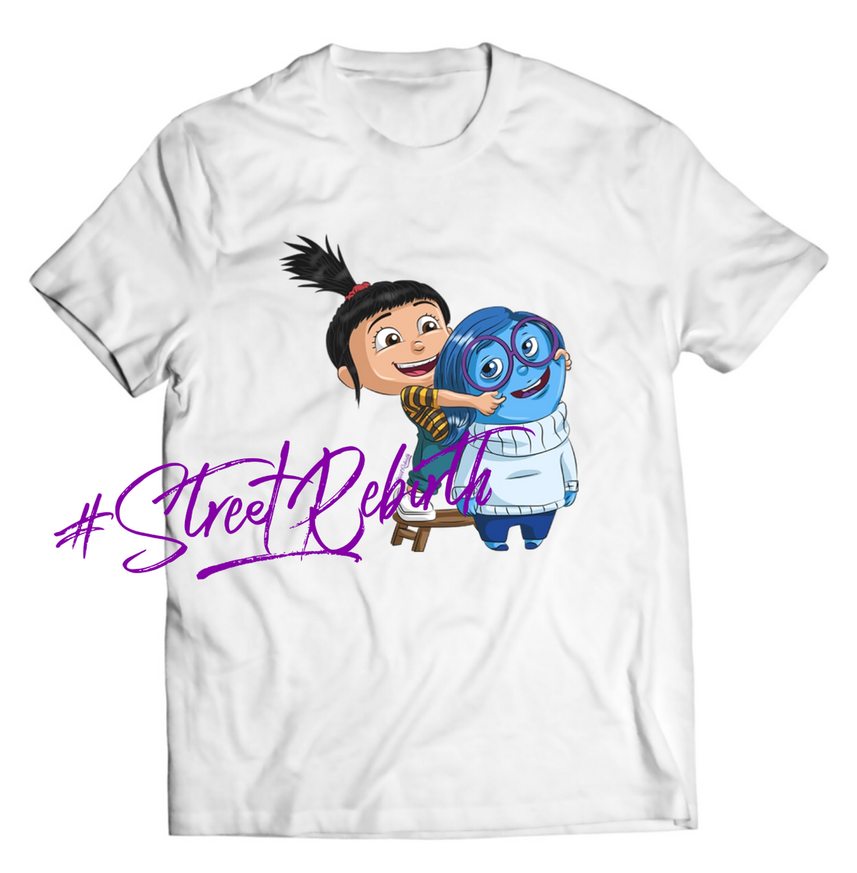 Unisex graphic T-shirt featuring an original humorous cartoon-style illustration