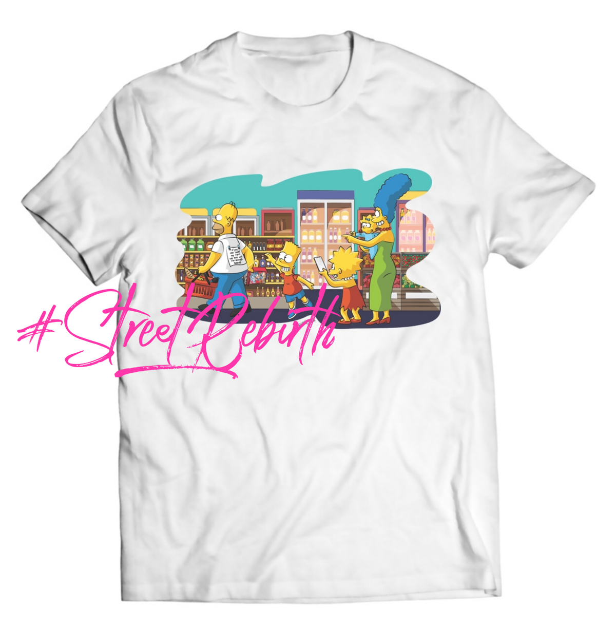 Unisex graphic T-shirt featuring an original humorous illustration
