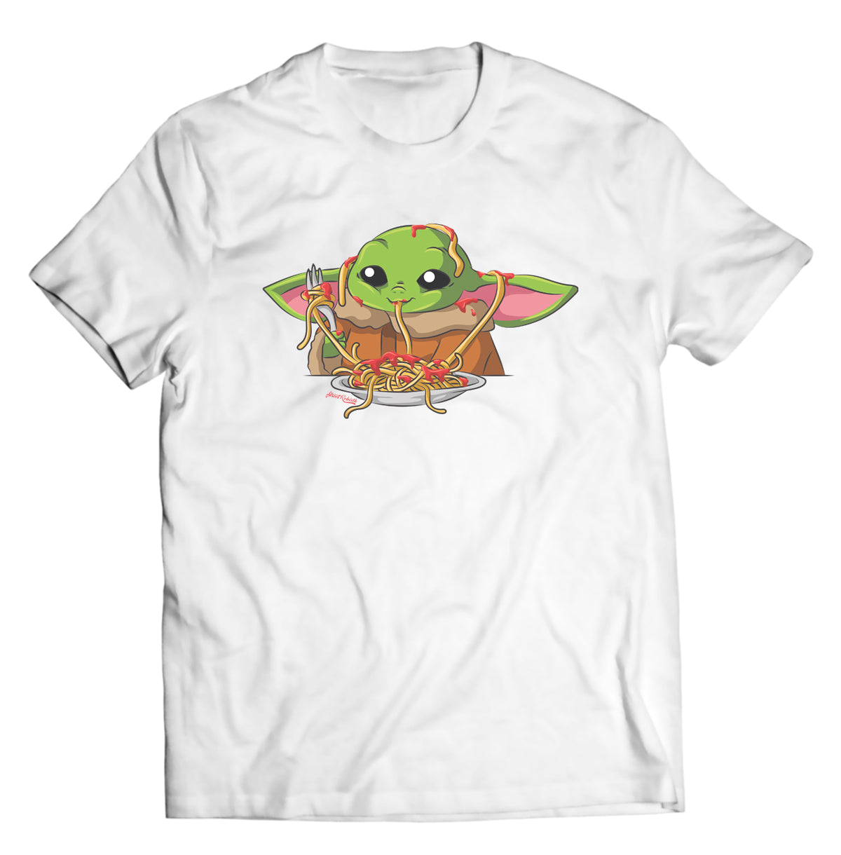 Unisex graphic T-shirt featuring an original humorous illustration