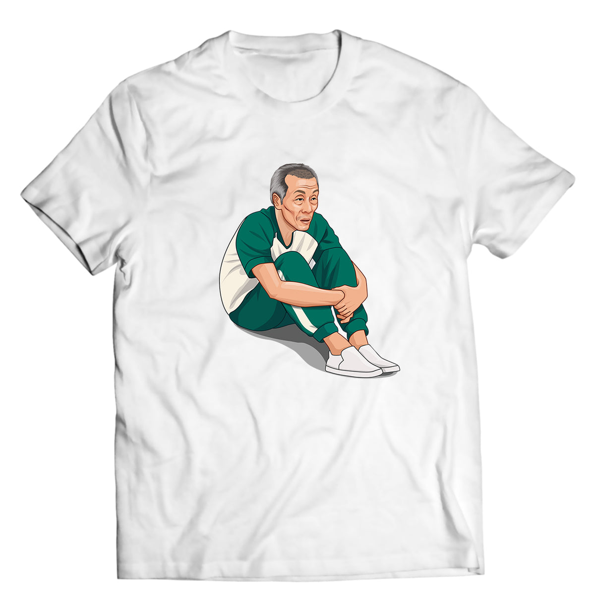 Unisex graphic T-shirt featuring an original colorful illustration