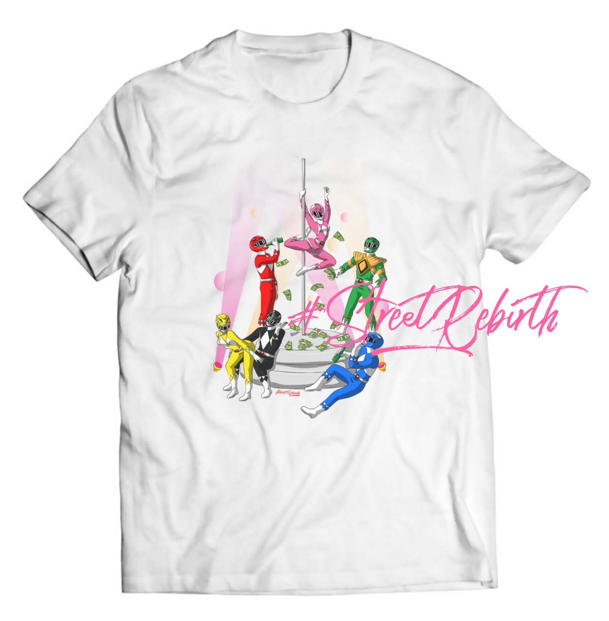 Unisex graphic T-shirt featuring an original humorous illustration