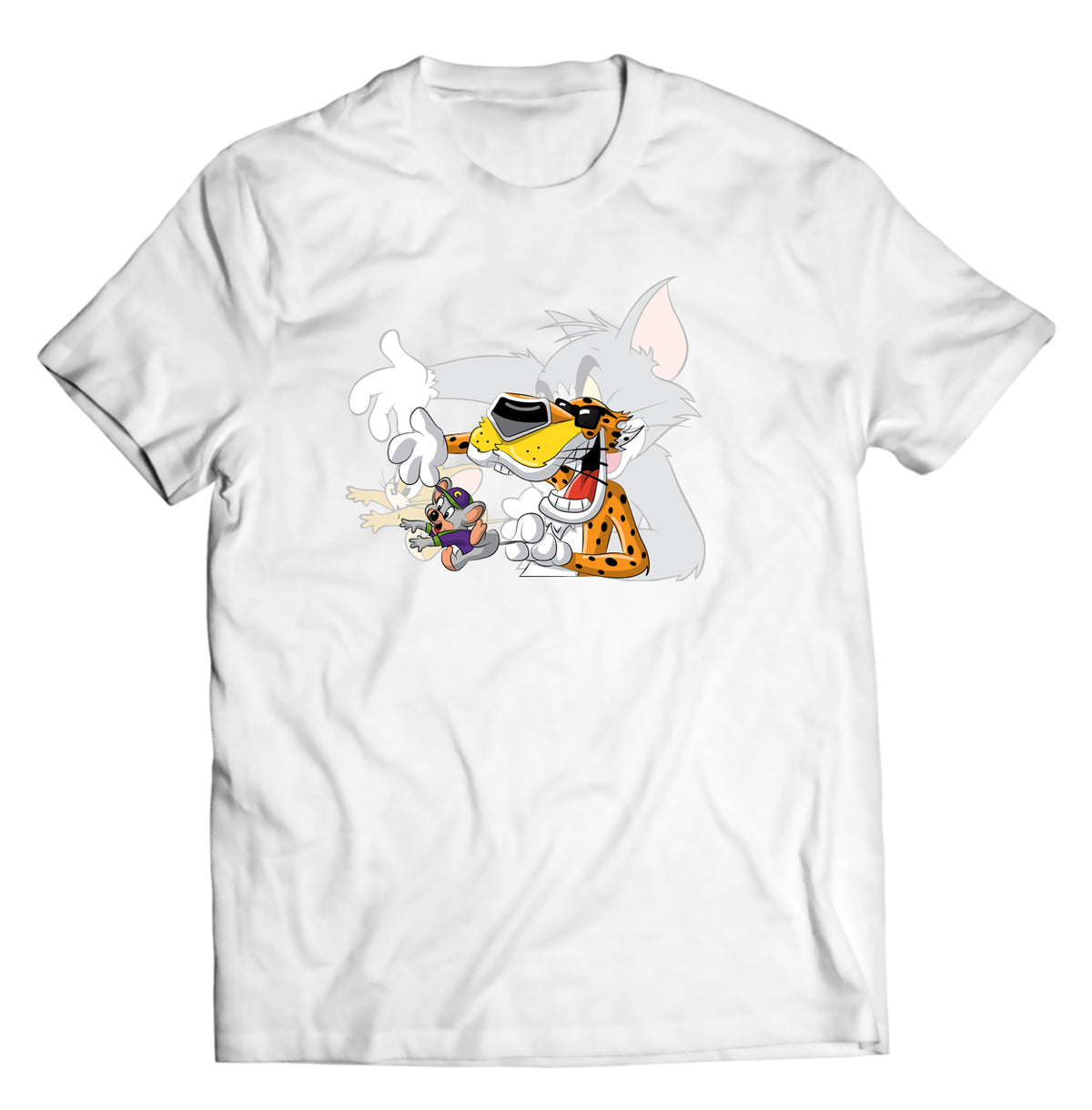 Unisex graphic T-shirt featuring an original humorous illustration