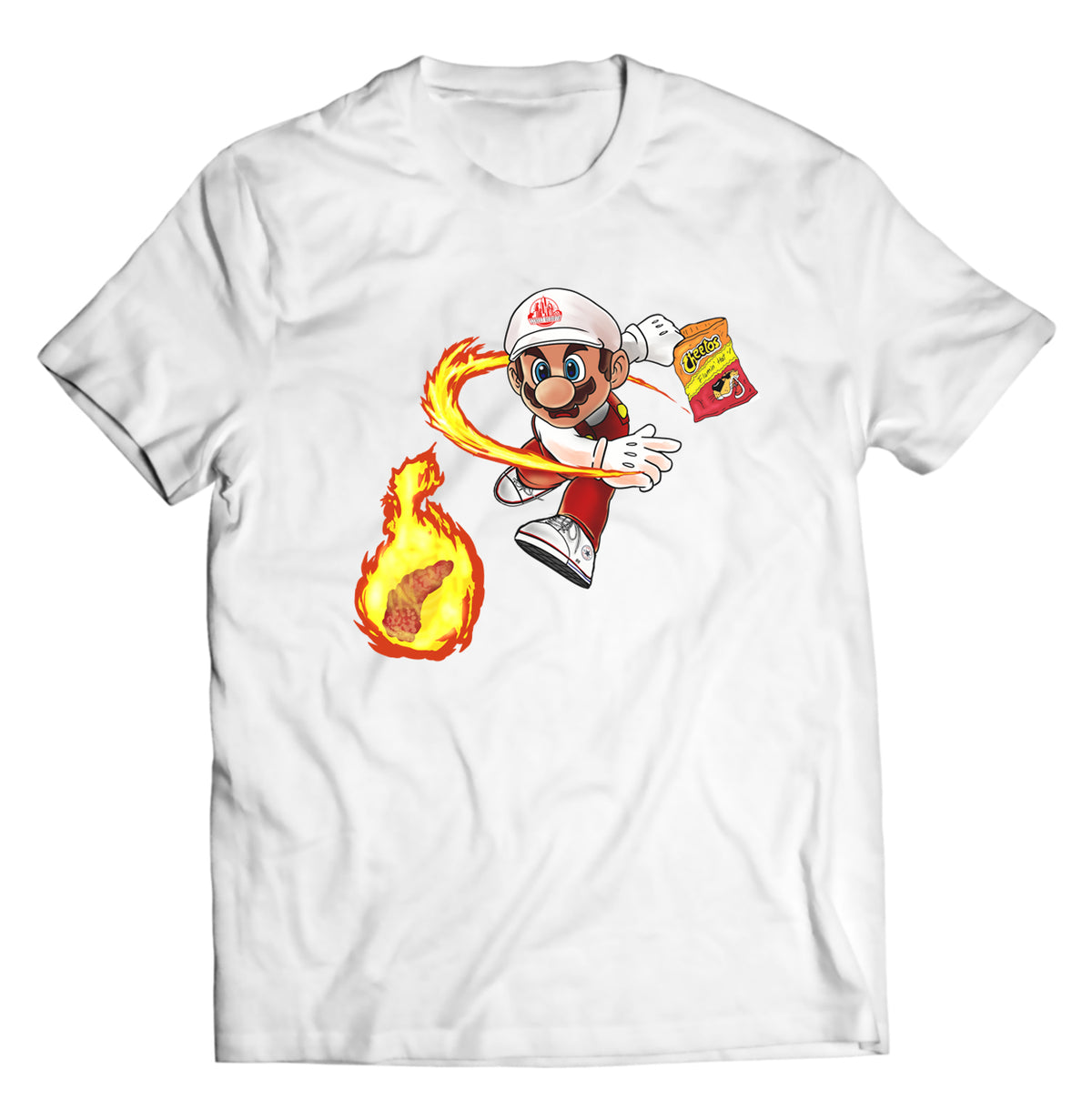 Unisex graphic T-shirt featuring an original humorous illustration