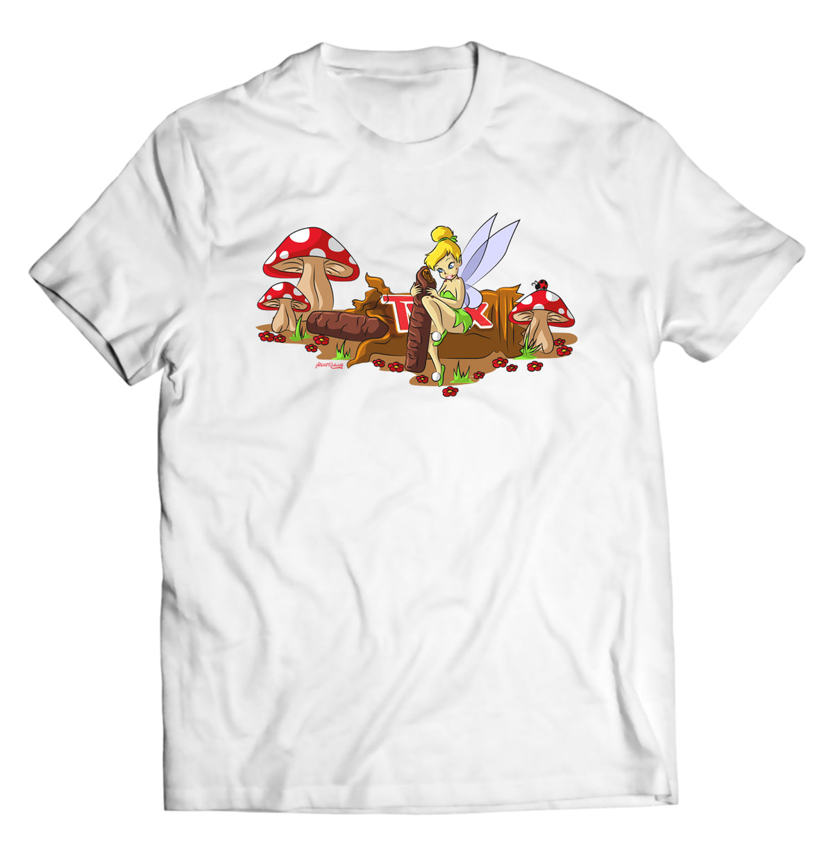 Unisex graphic T-shirt featuring an original humorous illustration