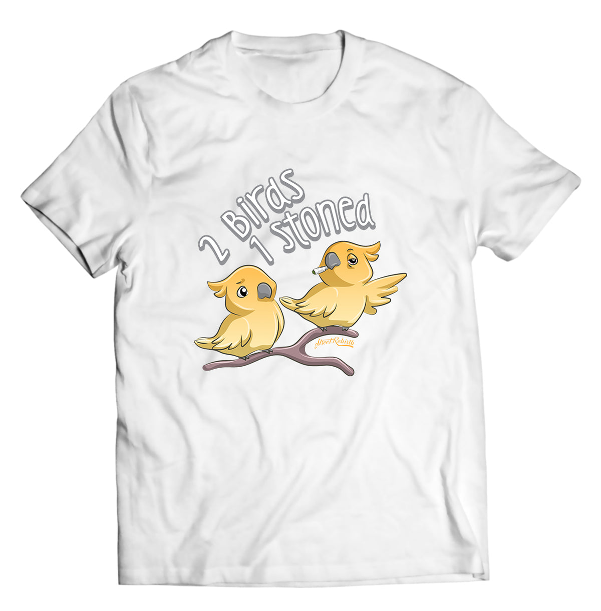 Unisex graphic T-shirt featuring an original animal-themed humorous illustration