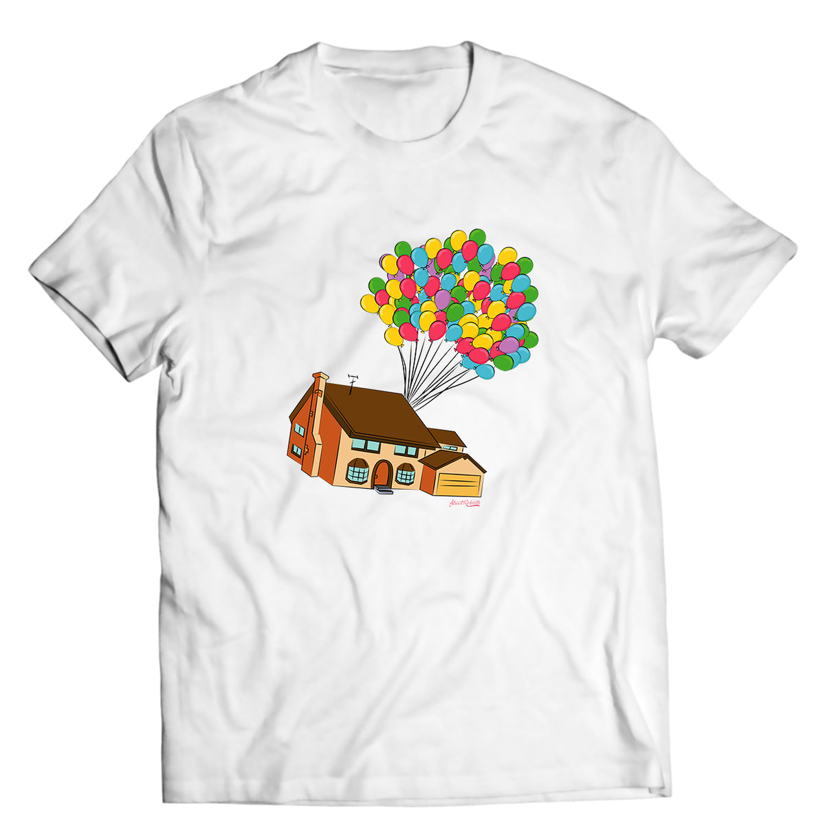 Unisex graphic T-shirt featuring an original humorous illustration