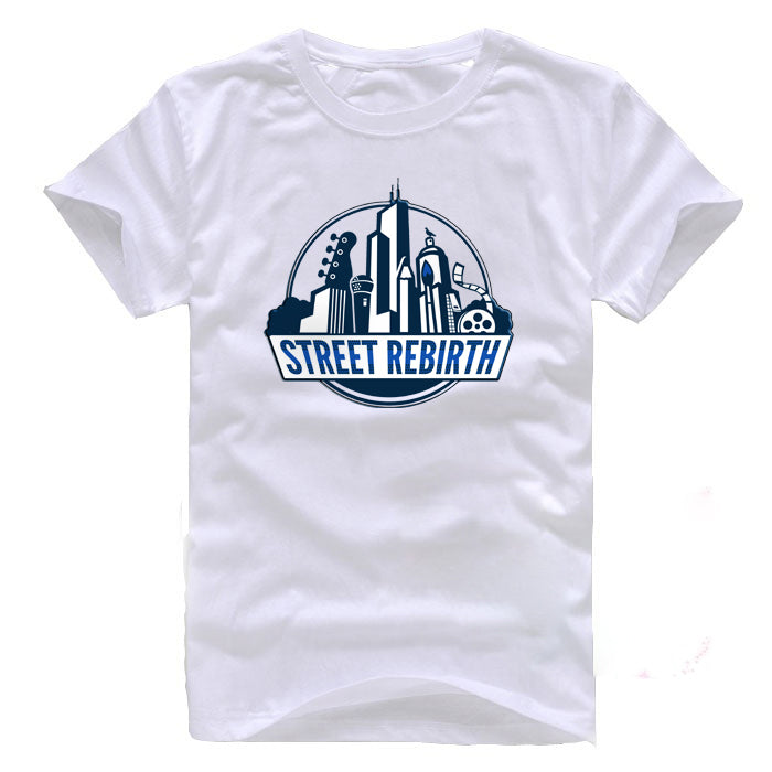 Unisex graphic T-shirt featuring an original colorful illustration
