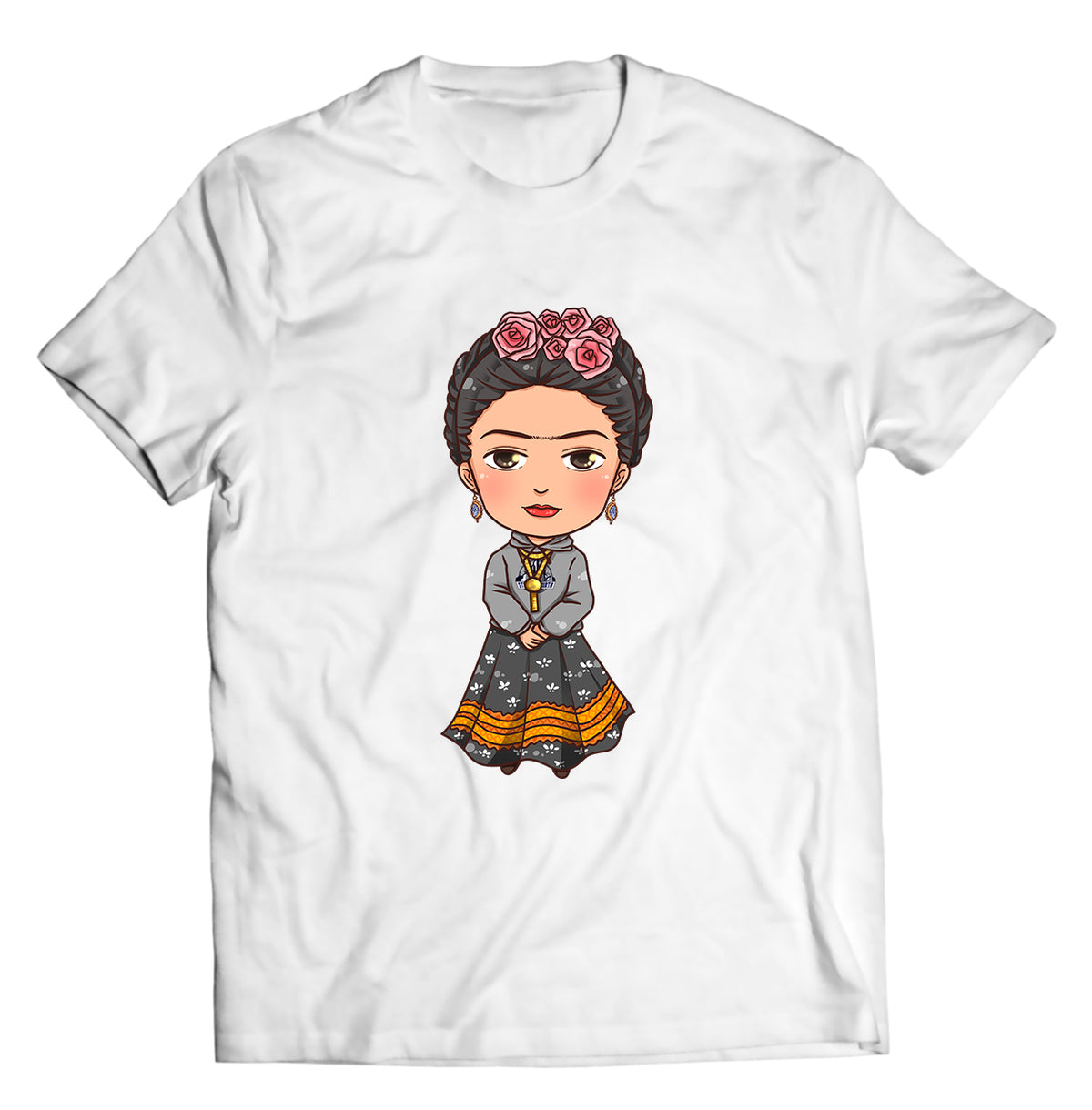Unisex graphic T-shirt featuring an original cute illustration