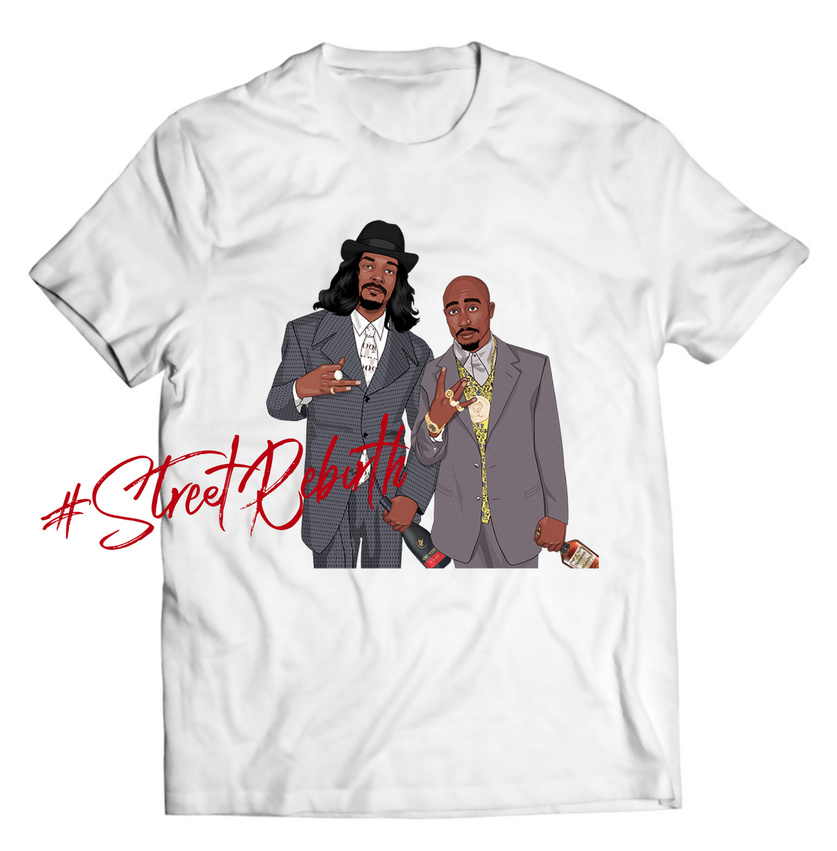 Unisex graphic T-shirt featuring an original hip hop music retro illustration