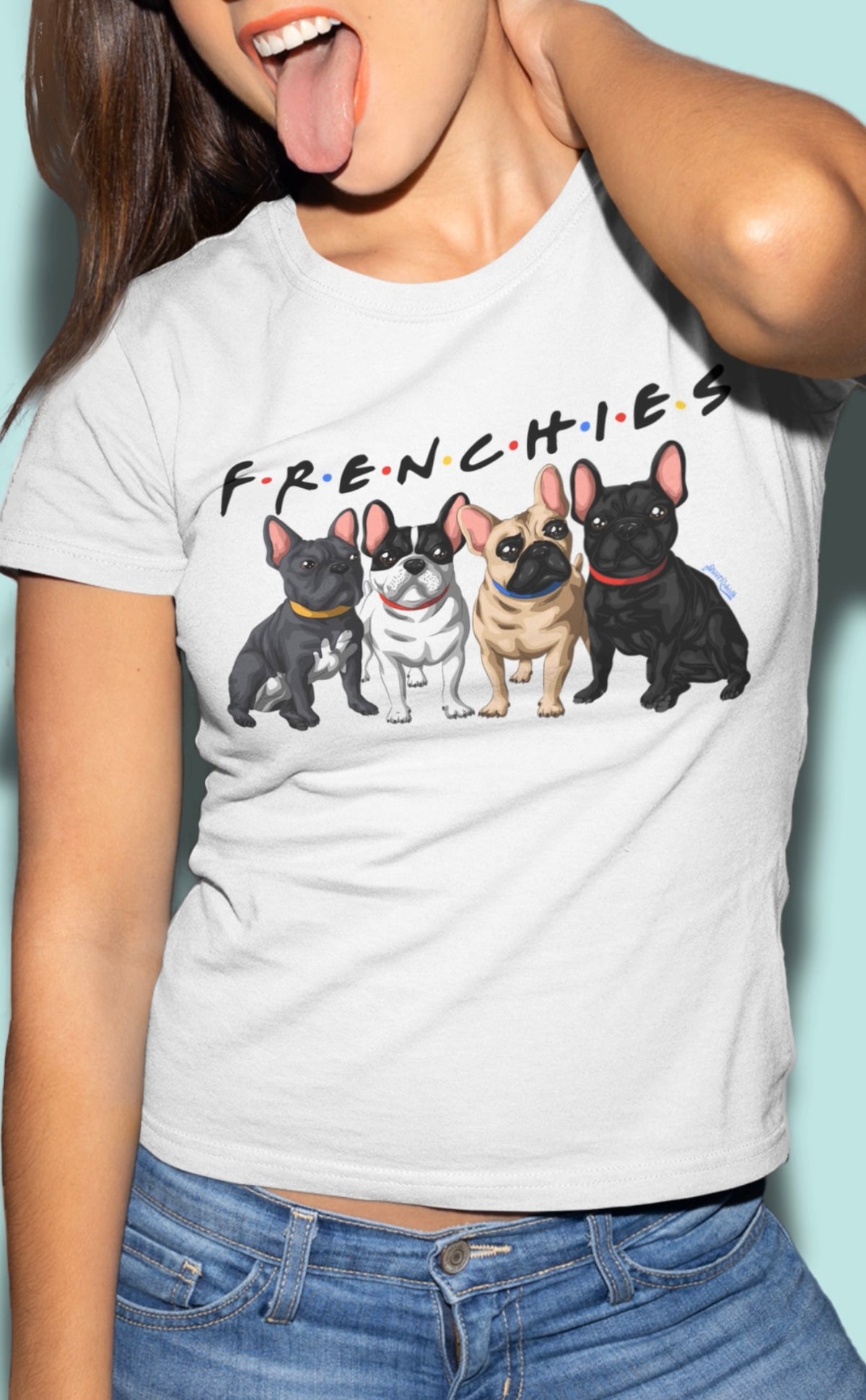Unisex graphic T-shirt featuring an original animal-themed humorous illustration