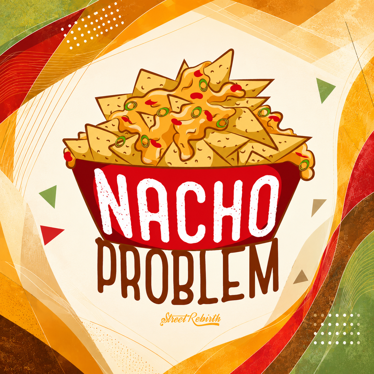 Funny pun and wordplay artwork with clever visual humor and colorful cartoon design style