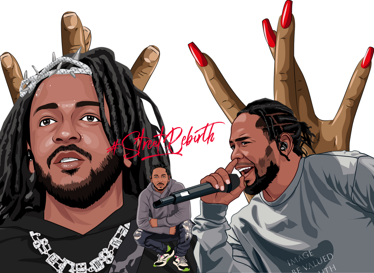 Kendrick Lamar Sticker – Hip-Hop Icon Vinyl Decal – Rap Culture Fan Art, Waterproof for Laptop, Hydro Flask, Car, Journal, Collectible Music Tribute