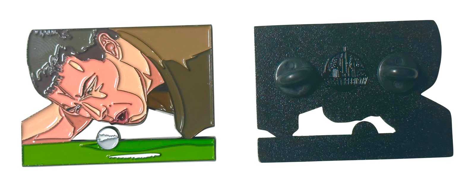 Happy Gilmore Yelling at the Golf Ball Enamel Pin – A Tribute to Comedy Gold