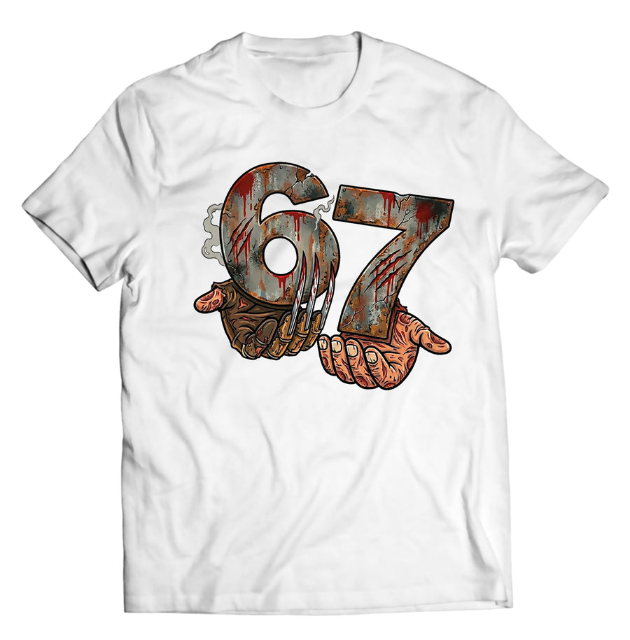 Unisex graphic T-shirt featuring an original spooky humorous retro illustration