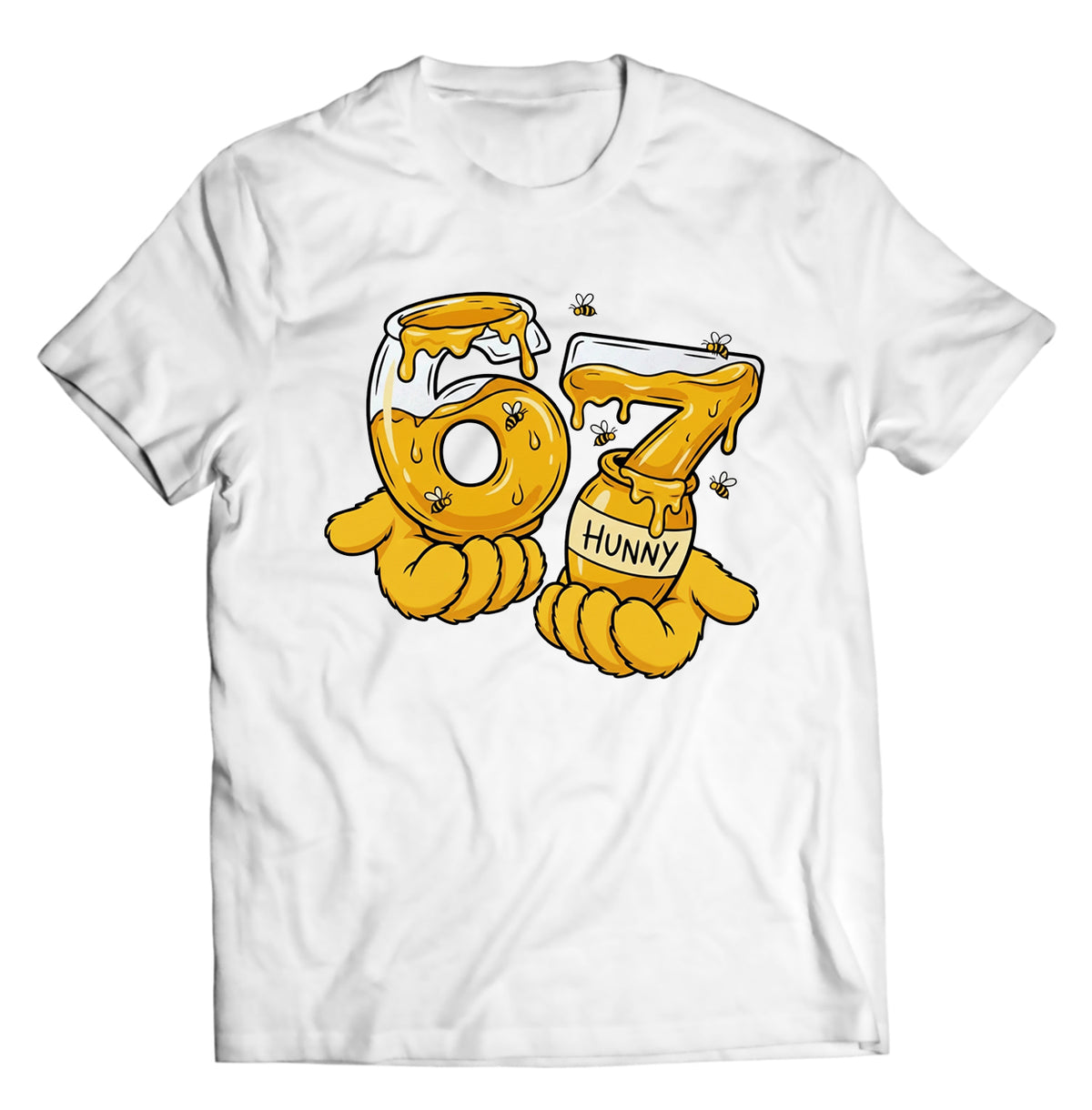 Winnie the Pooh "Honey Pot 67" Aesthetic T-Shirt | Cottagecore &amp; Nostalgic Cartoon Tee