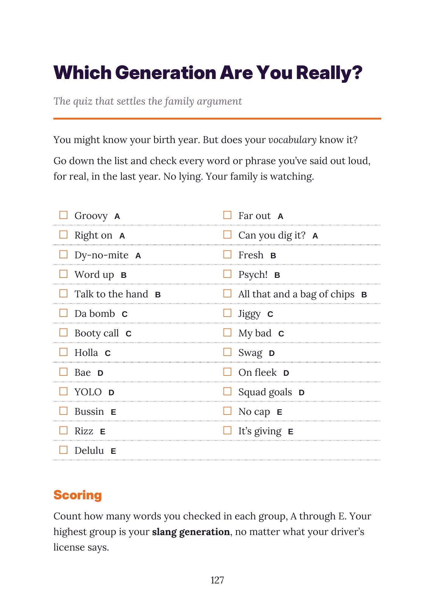 Slang History Book PDF | The Evolution of Our Favorite Slang, Funny Full-Color Gift Book from Booty Call to Sneaky Link, Instant Digital Download