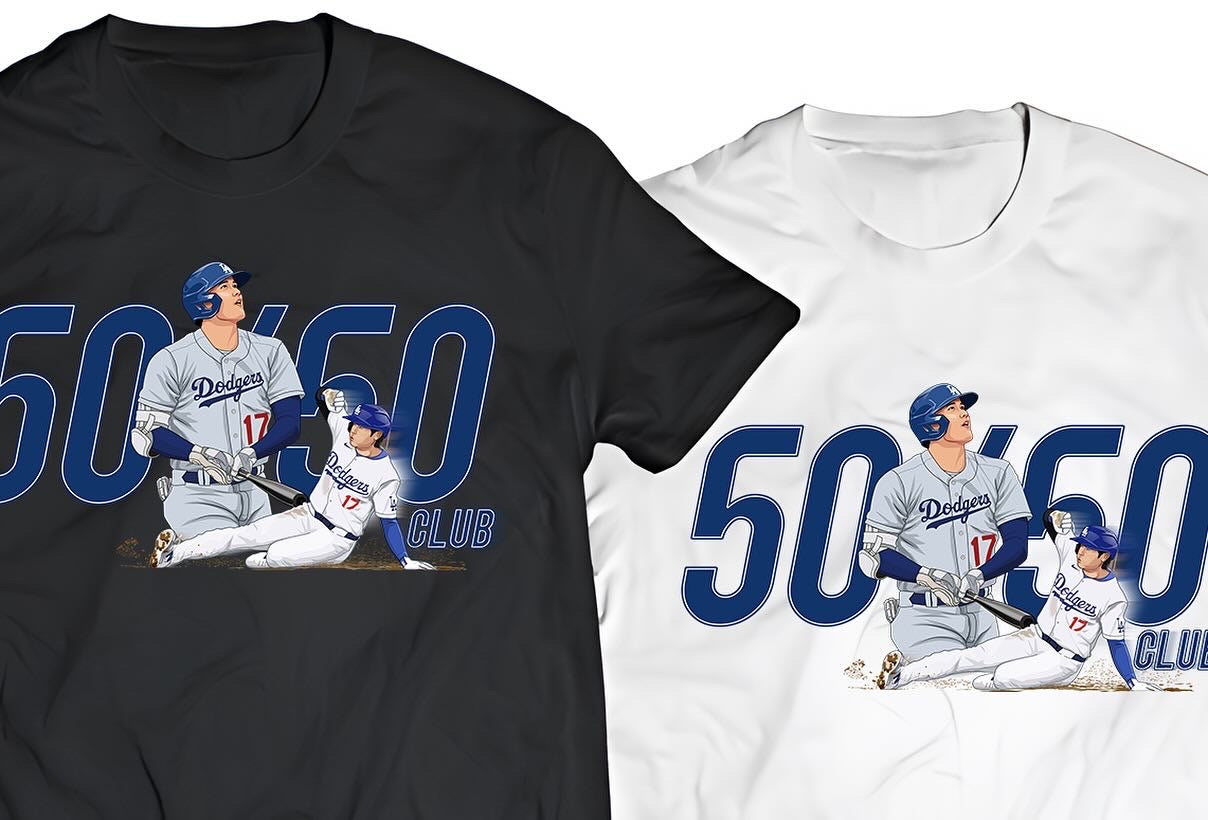 Baseball 50 50 Club T-Shirt - Direct To Garment Quality Print - Unisex Shirt - Gift For Him or Her