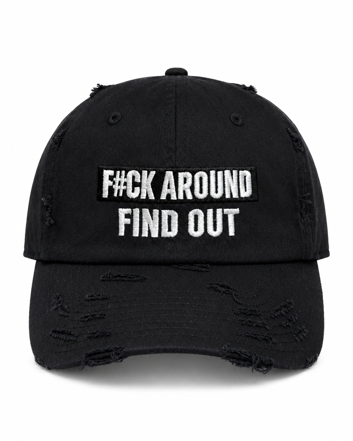 F#CK Around Find Out Hat… Navy Blue Snapback Baseball Cap, FAFO Embroidered Flat Brim Cap, Funny Sarcastic Hat for Men & Women