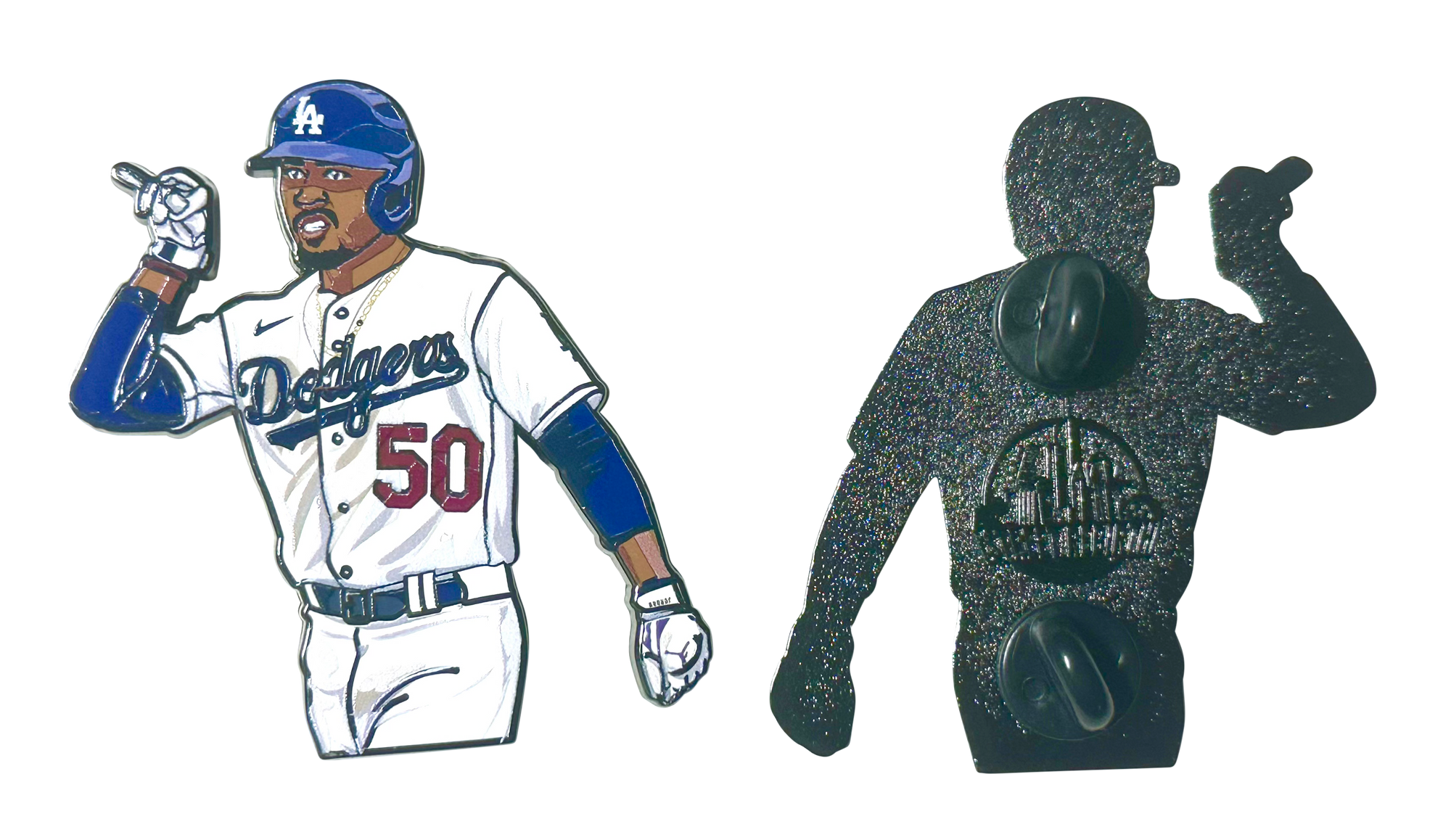 Mookie Betts Signature Pose Enamel Pin – A Tribute to Baseball Greatness