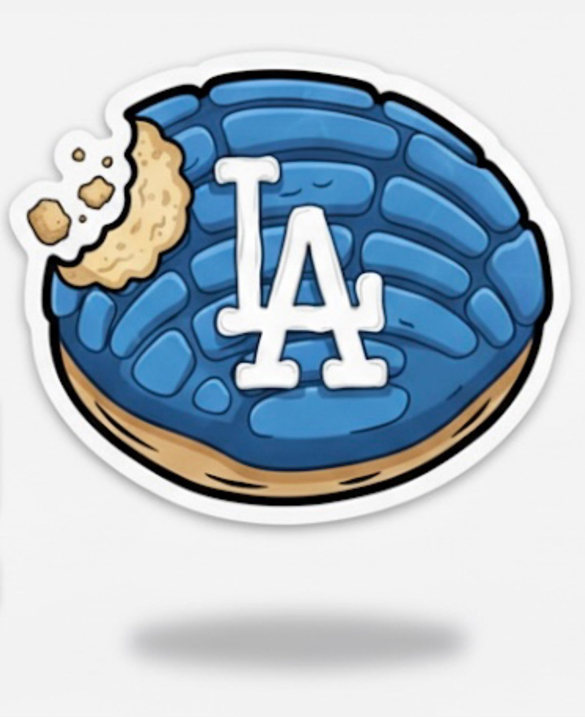 LA Concha Sticker — Los Angeles x Latin Culture Sweetbread Design 🇲🇽🌴