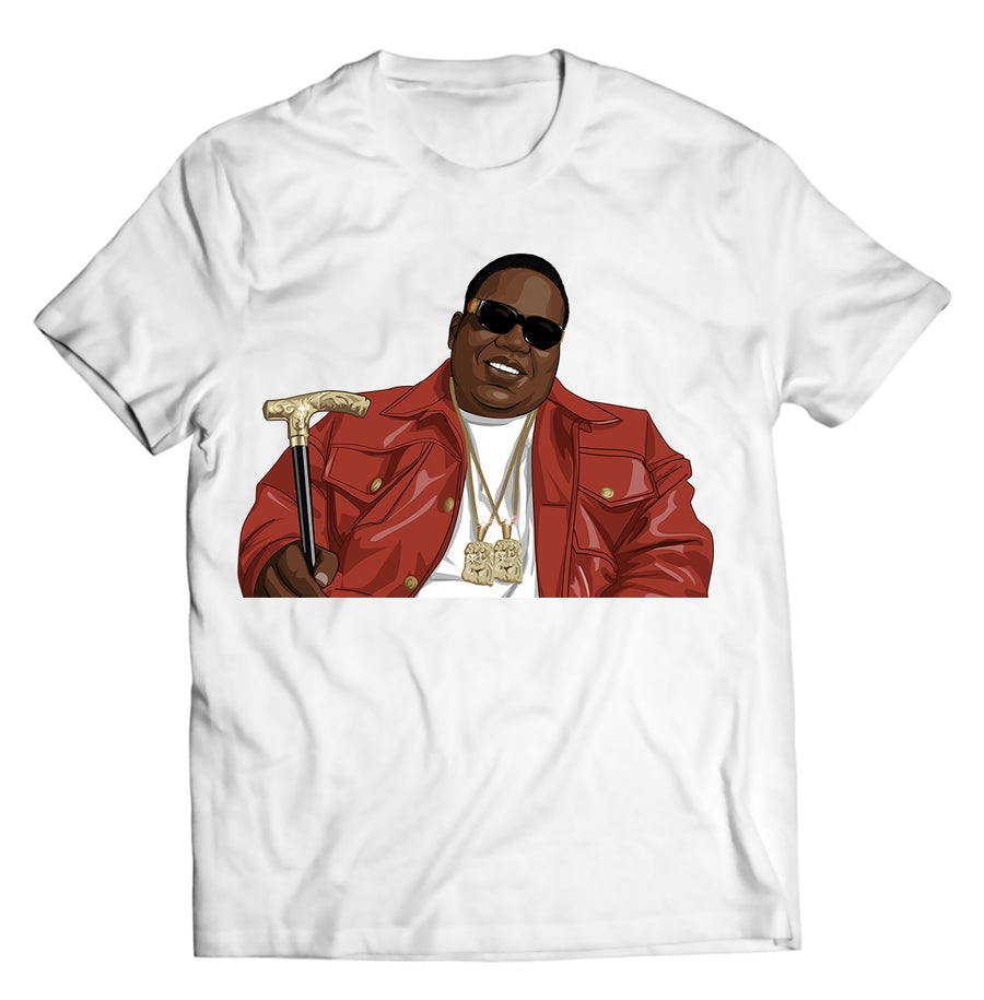 Unisex graphic T-shirt featuring an original hip hop music retro illustration