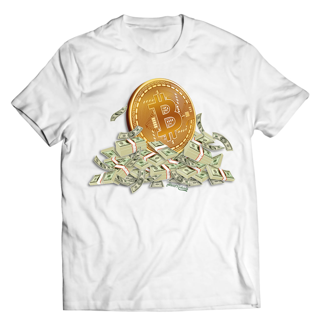 Bitcoin Shirt - Direct To Garment Quality Print - Unisex Shirt - Gift For Him or Her