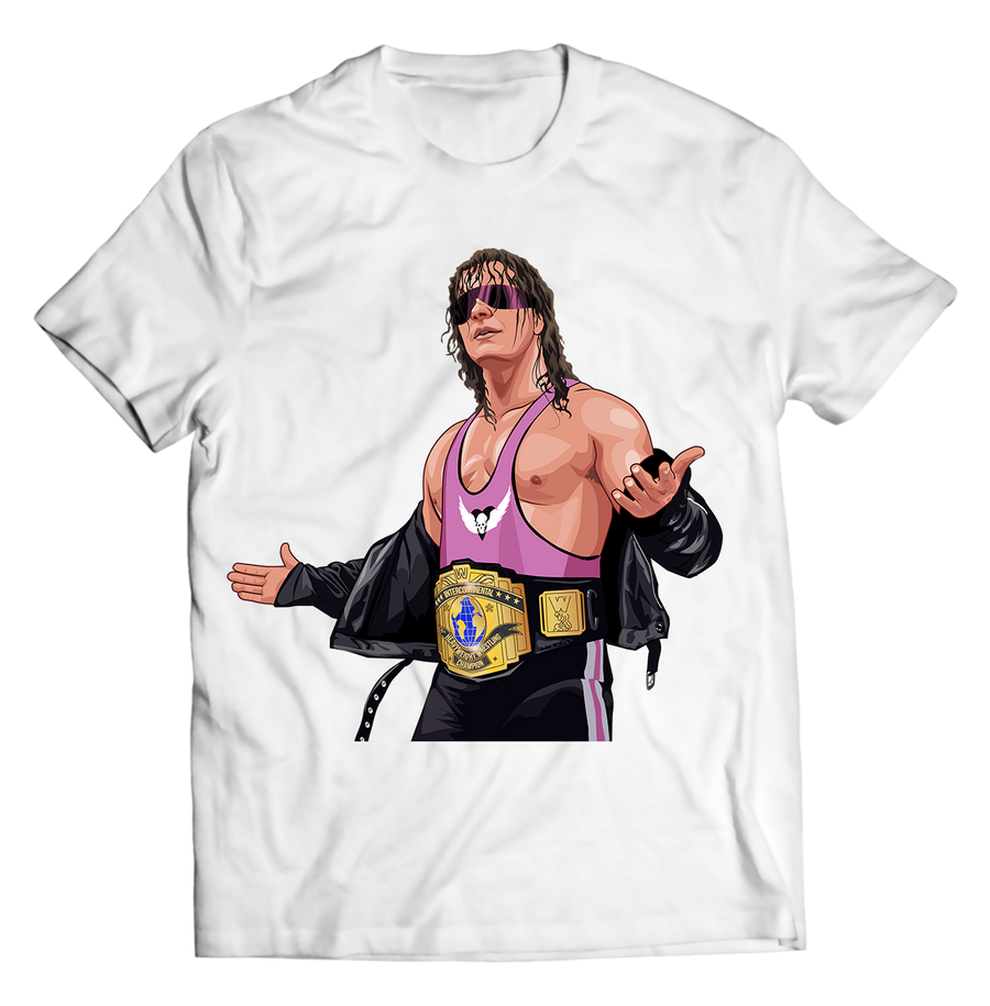 Unisex graphic T-shirt featuring an original wrestling humorous retro illustration