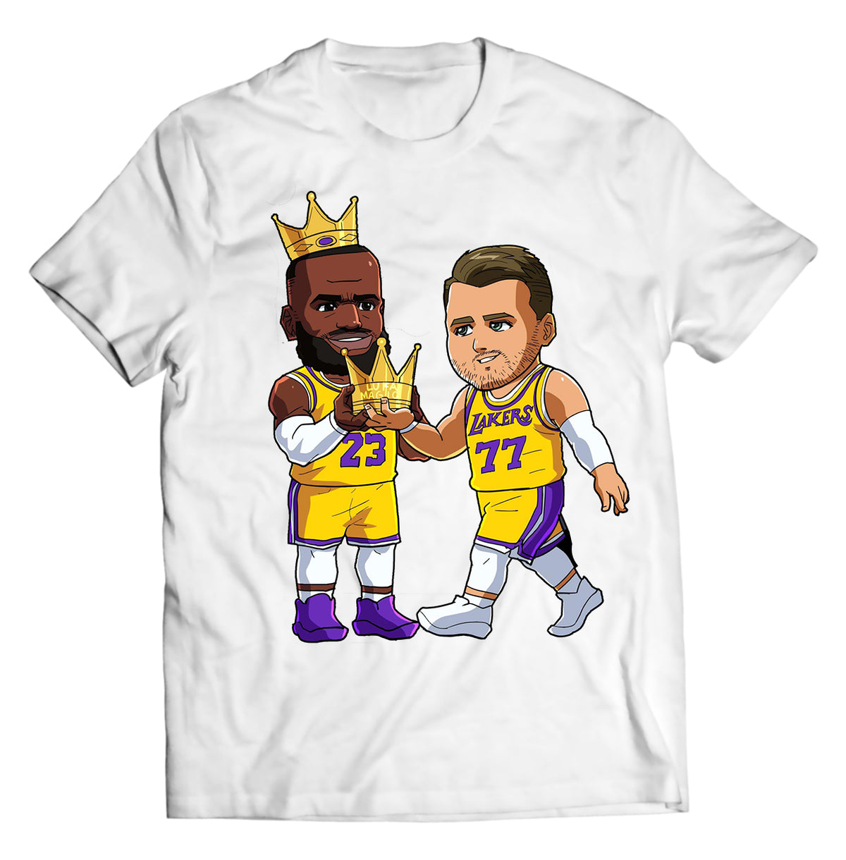 Luka and LeBron Lakers Shirt – Dynamic Duo