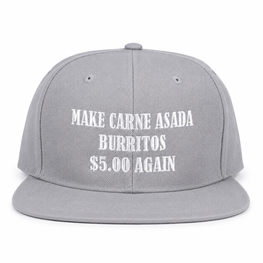 Baseball cap with an original baseball food-themed humorous design