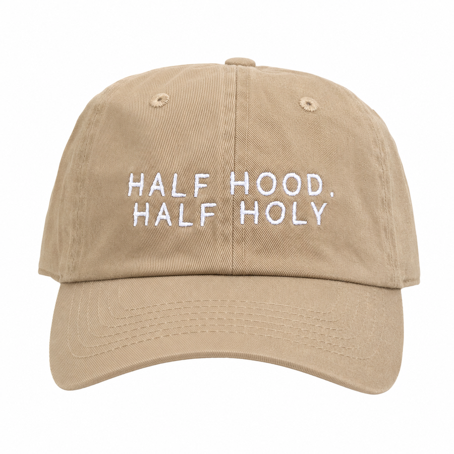 Baseball cap with an original embroidered hip hop humorous design