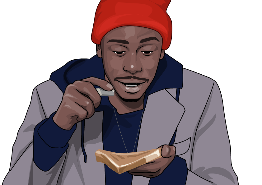 Dave Chappelle as Tyrone Biggums Vinyl Sticker – Iconic Chappelle’s Show Character Design