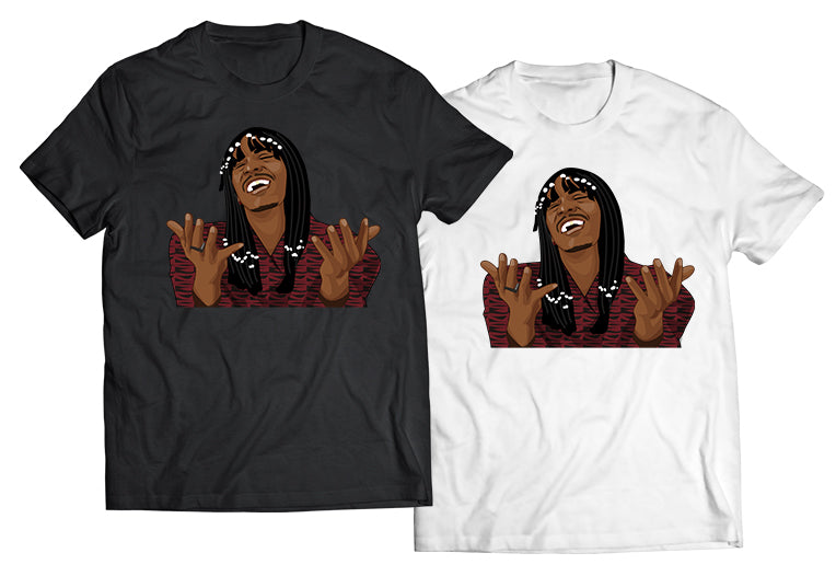 Dave Chappelle as Rick James DTG-Printed Shirt – Iconic Chappelle’s Show Design