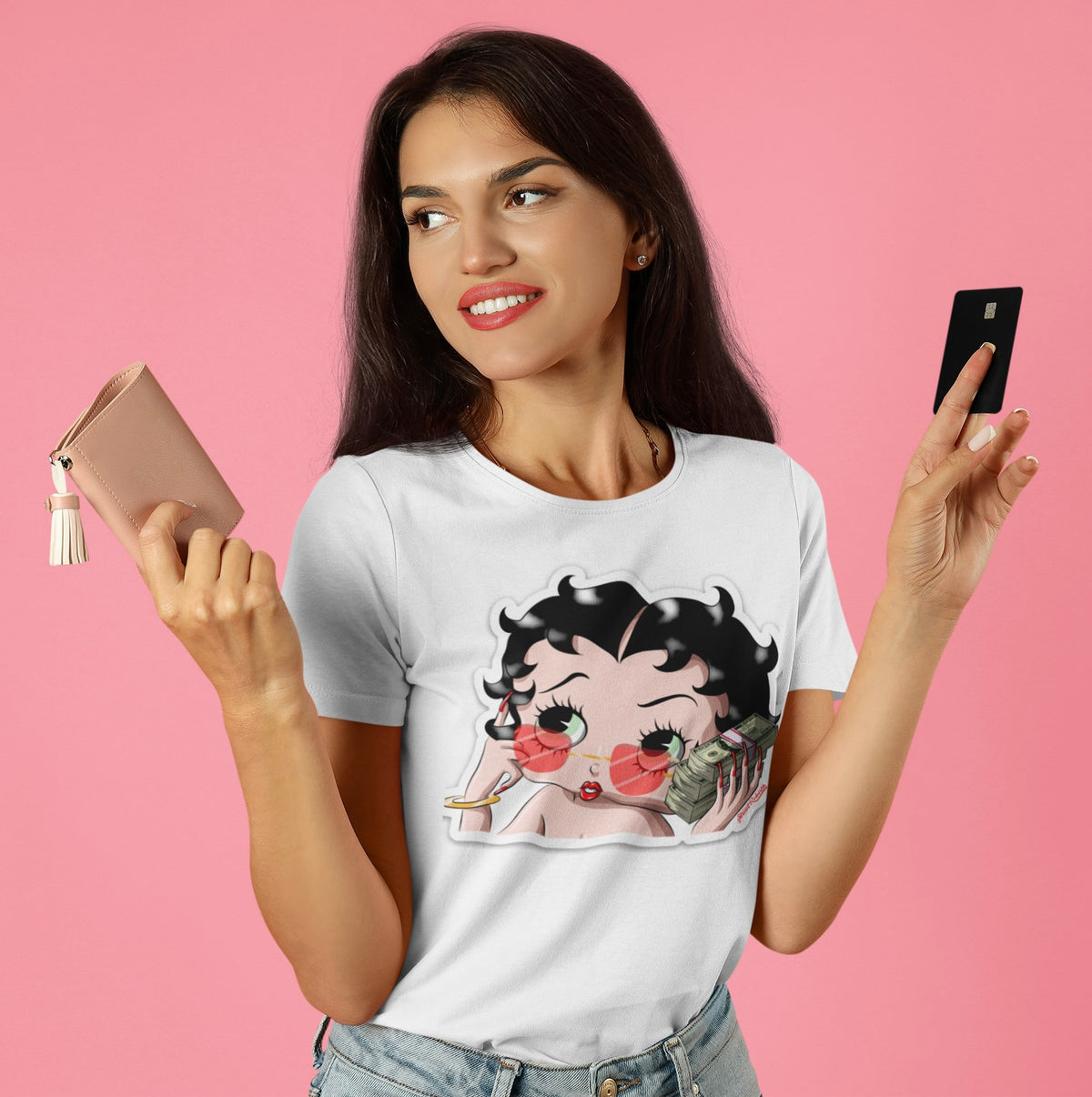Betty Boop Money Stack Shirt – Glam and Confidence Redefined