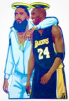 Kobe &amp; Nipsey Hussle 2-Inch Enamel Pin – Honoring LA Legends