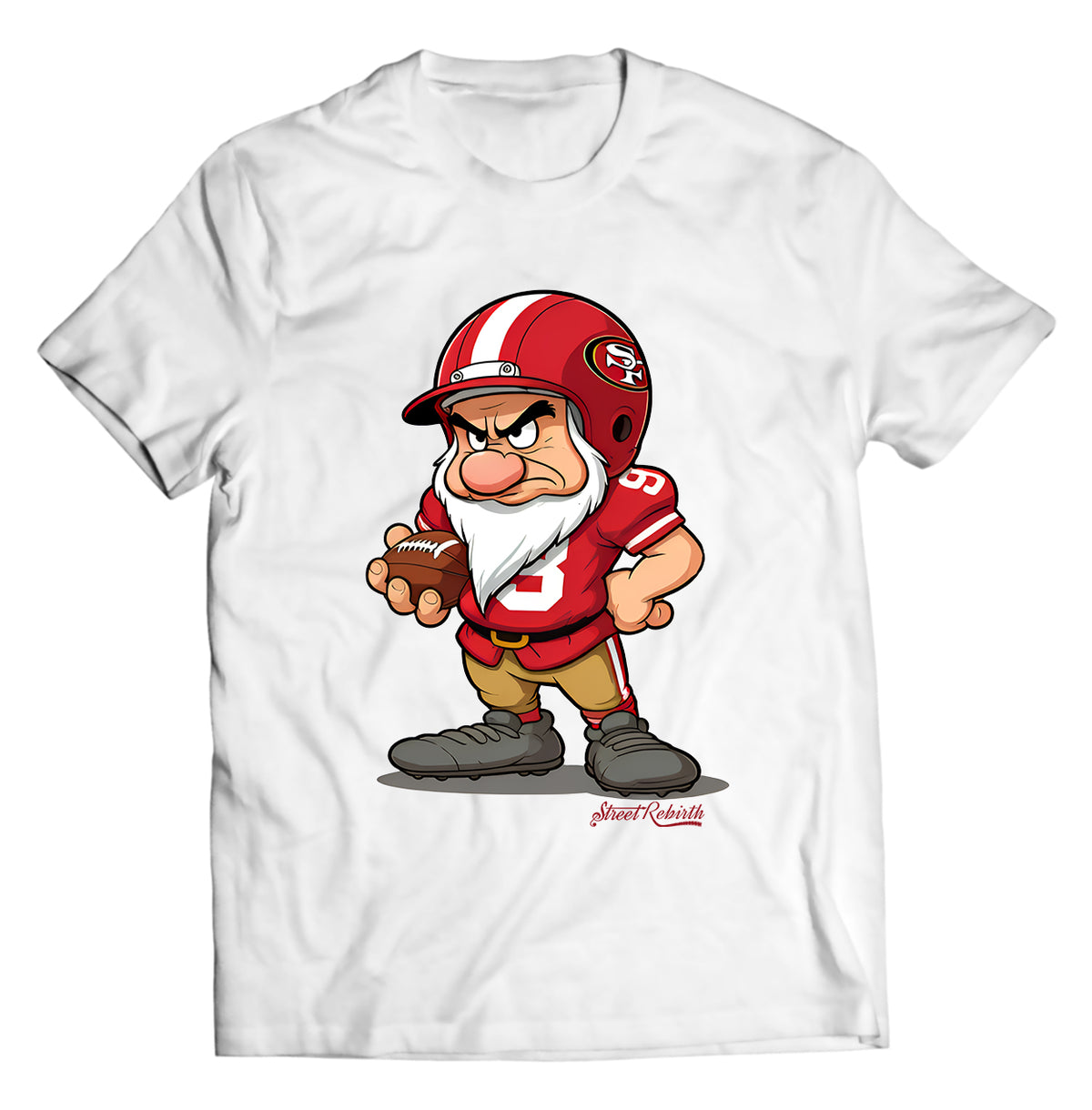 Grumpy Football 49ers Shirt - Direct To Garment Quality Print - Unisex Shirt - Gift For Him or Her