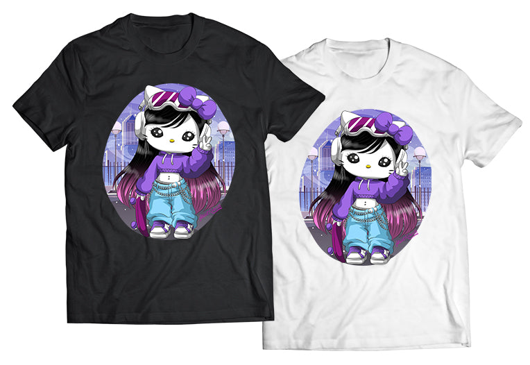 Kitty Skate Vibes Shirt - Direct To Garment Quality Print - Unisex Shirt - Gift For Him or Her (Copy)