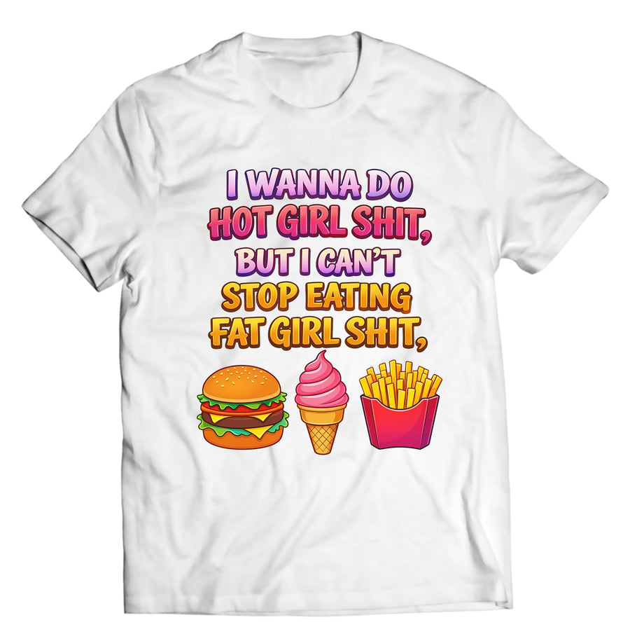Unisex graphic T-shirt featuring an original humorous tropical illustration