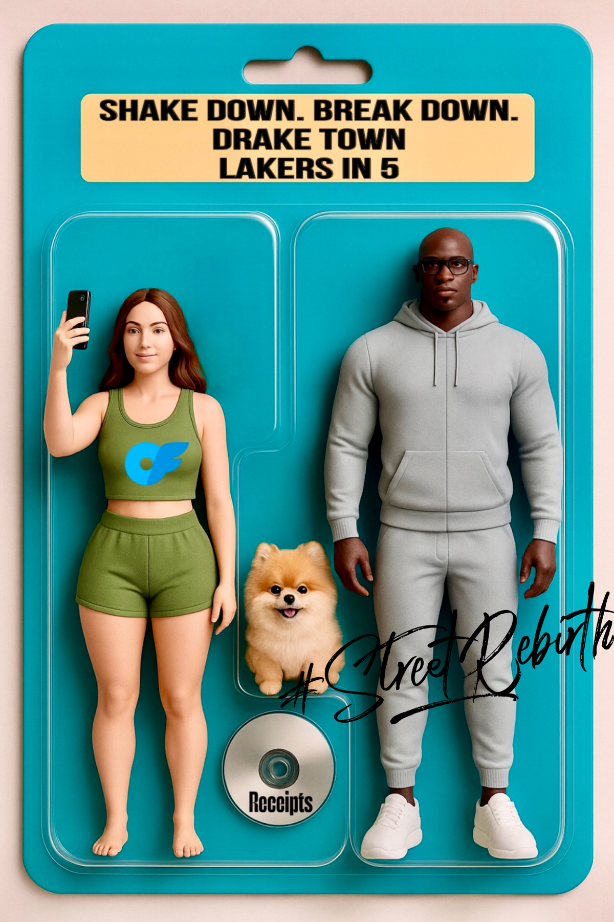 Receipts &amp; Rebuttals Action Figure Duo Sticker