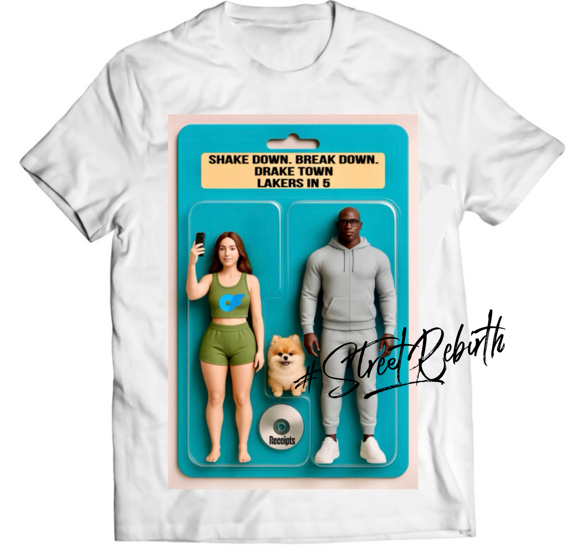 Receipts and Rebuttals Action Figure Tee