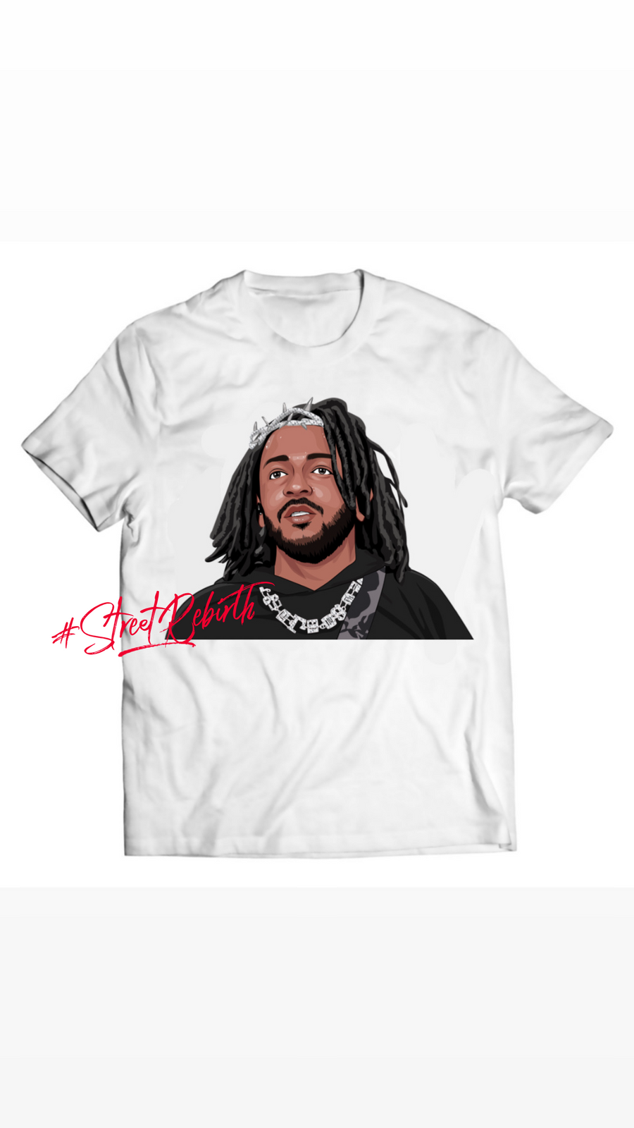 Unisex graphic T-shirt featuring an original hip hop music illustration