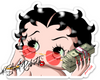 Betty boop with Money Sticker – One 4 Inch Water Proof Vinyl Sticker – For Hydro Flask, Skateboard, Laptop, Planner, Car, Collecting, Gifting (Copy)