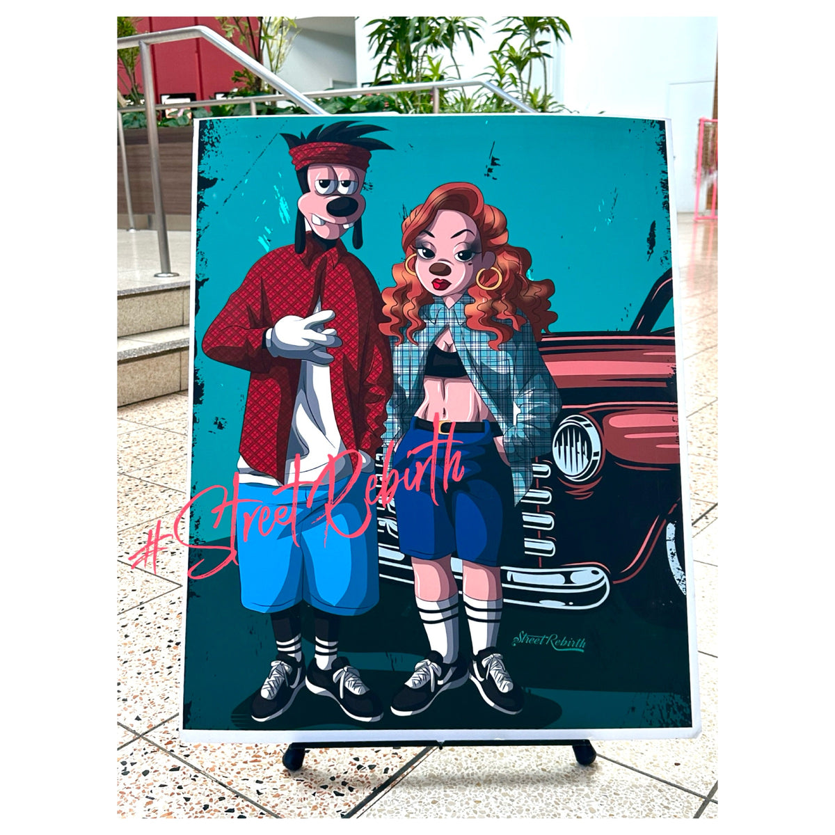 Max and Roxanne Cholo Style Art Print – Premium Luster Wall Decor in Matte Finish (16x20)