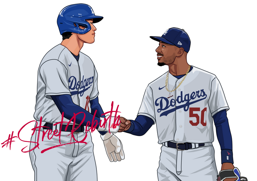 Waterproof vinyl sticker featuring an original baseball illustration