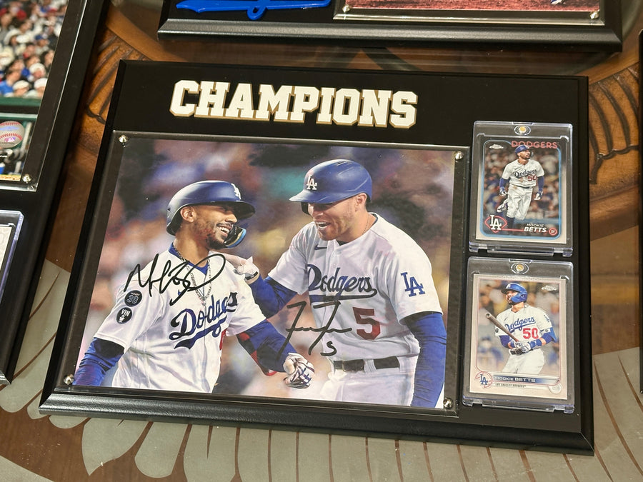 Decorative sports plaque with a layered baseball hip hop display design