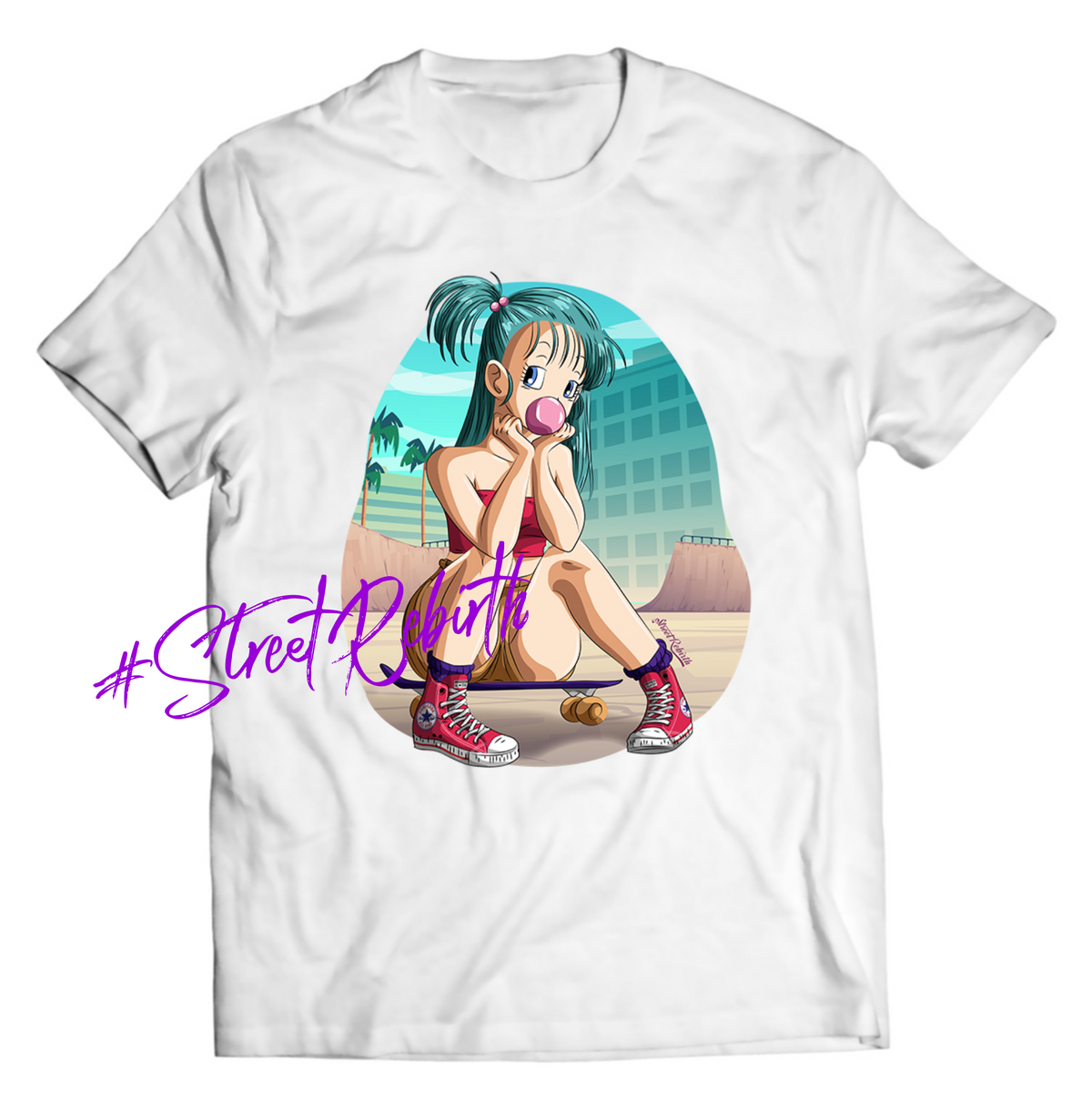 Bulma Skate Park Shirt - Direct To Garment Quality Print - Unisex Shirt - Gift For Him or Her