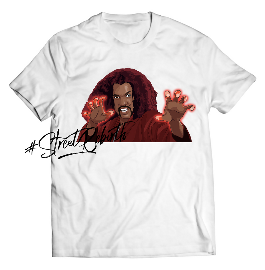 Unisex graphic T-shirt featuring an original music humorous retro illustration