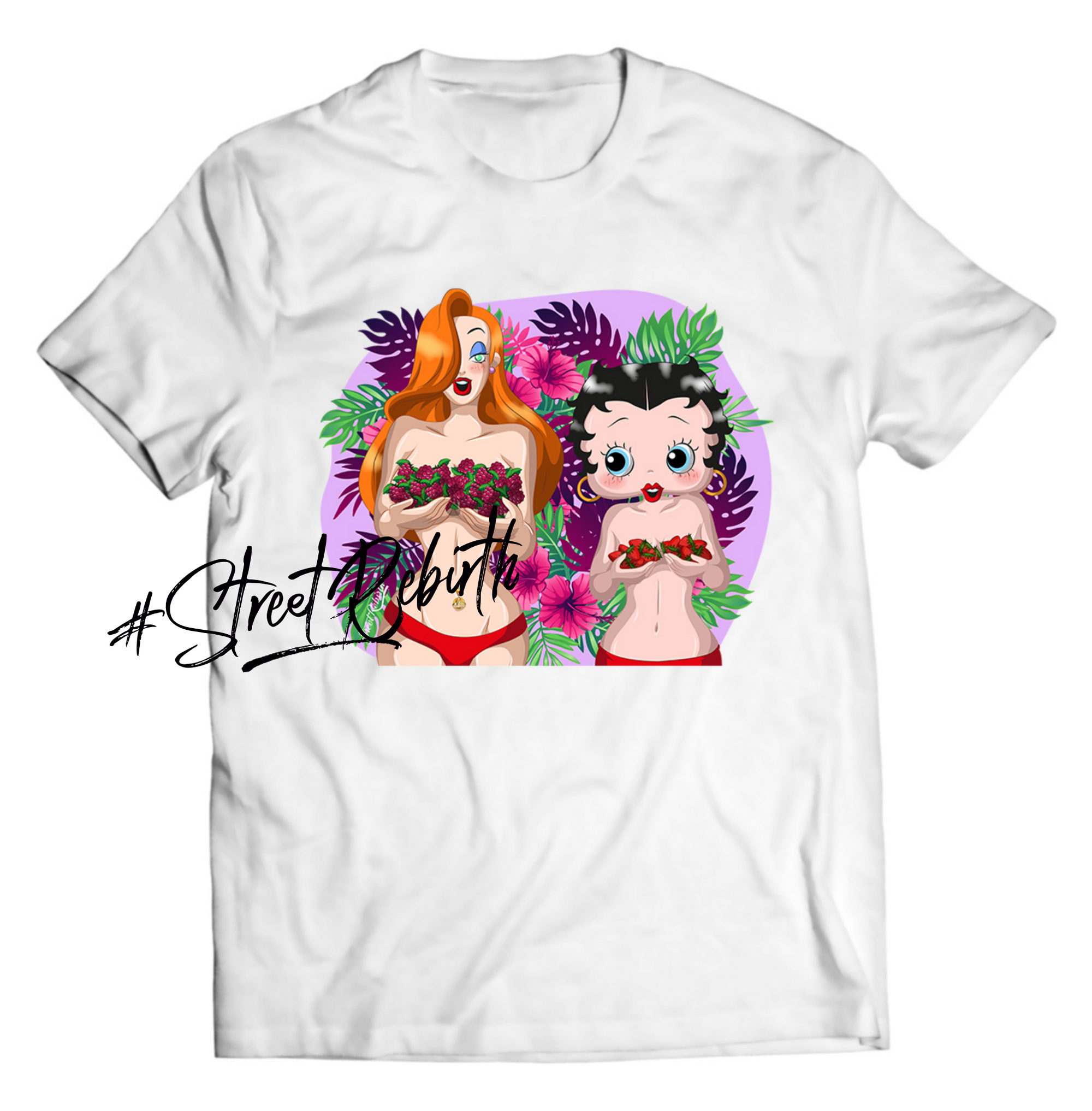 Betty and Jessica Rabbit Shirt - Direct To Garment Quality Print - Unisex Shirt - Gift For Him or Her