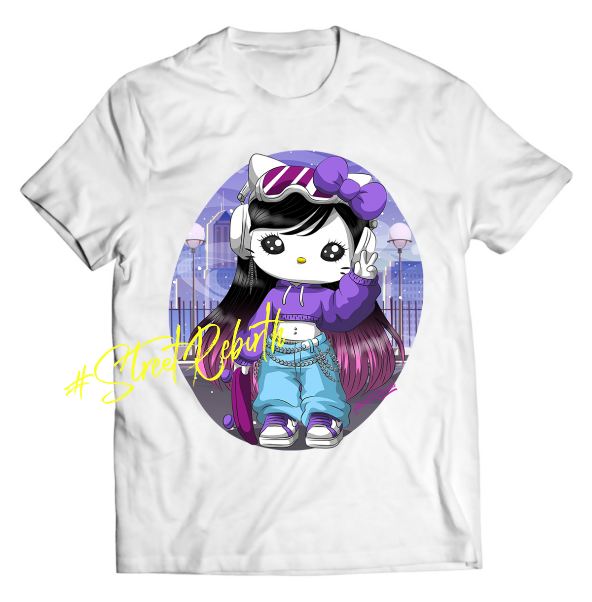 Hello Kitty Skate Vibes Shirt - Direct To Garment Quality Print - Unisex Shirt - Gift For Him or Her (Copy)